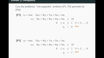 Ramificación y Acotamiento  Parte 1