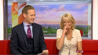 Louise Minchin can't remember her favourite takeaway meal (UK)  BBC Breakfast News  25th July 2018