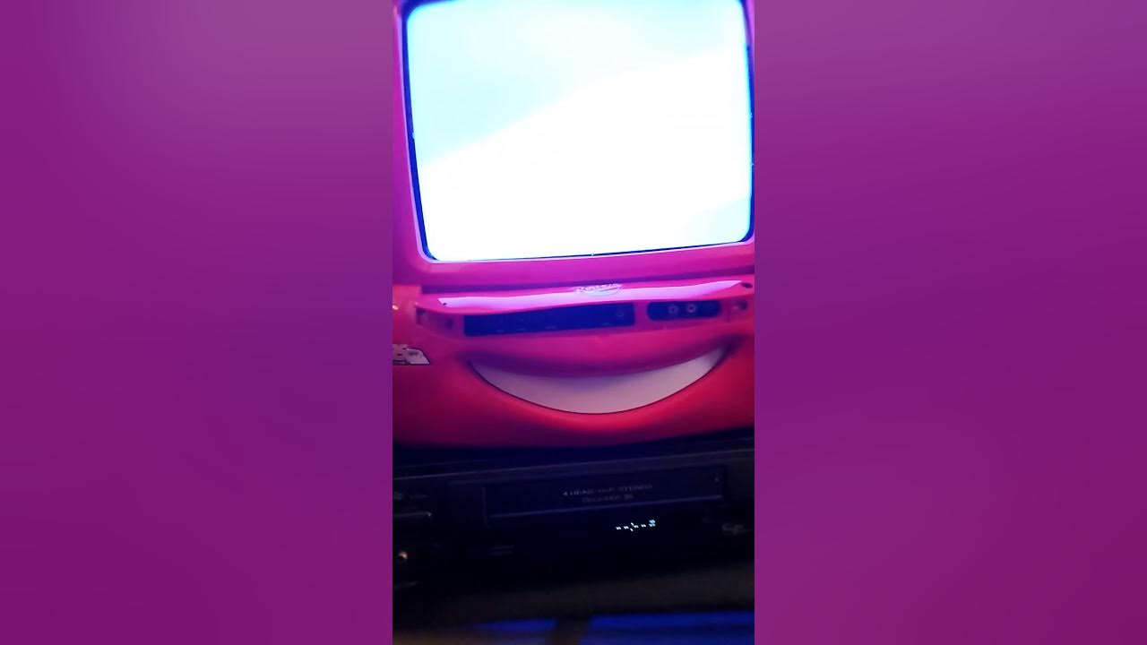 Watch a 2007 Lightning McQueen CRT Color Television YouTube
