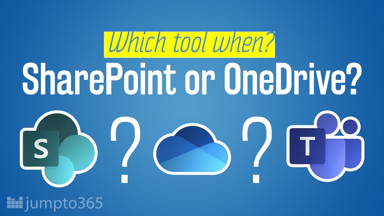 onedrive vs sharepoint