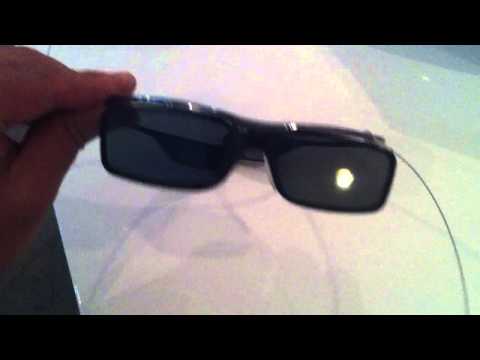Samsung's feather-light 3D TV glasses SSG-3700CR at CES 2011