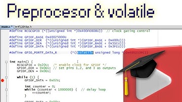 #5 Preprocessor and the "volatile" keyword in C