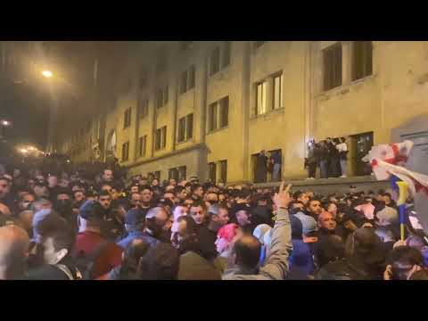 В Тбилиси прошли протесты против законопроекта "об иноагентах"