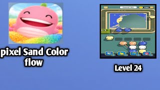 Pixel Sand Color flow Level 24 Gameplay Soulation 