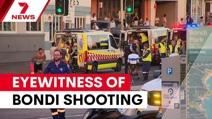 Witness describes chaos at the scene of the Bondi beach shooting | 7NEWS