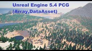 Unreal Engine 5.4 PCG (Процедурная генерация, Масив,Активы данных)