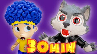 Dancing Big Grey Wolf | Mega Compilation | D Billions Kids Songs