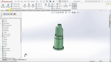 Core cavity extraction in solidworks.