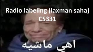 Radio Labeling / Laxman Saha MUST