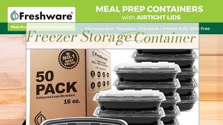 🔥Meal Prep Container [50 Pack] Compartment #FoodStorage Best #FreezerStorage Container #foodstorage