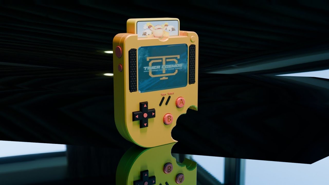 Blender - Game Boy Launch Animation