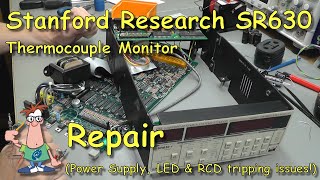 No.095 - Stanford Research Systems SR630 Thermocouple Monitor Repair