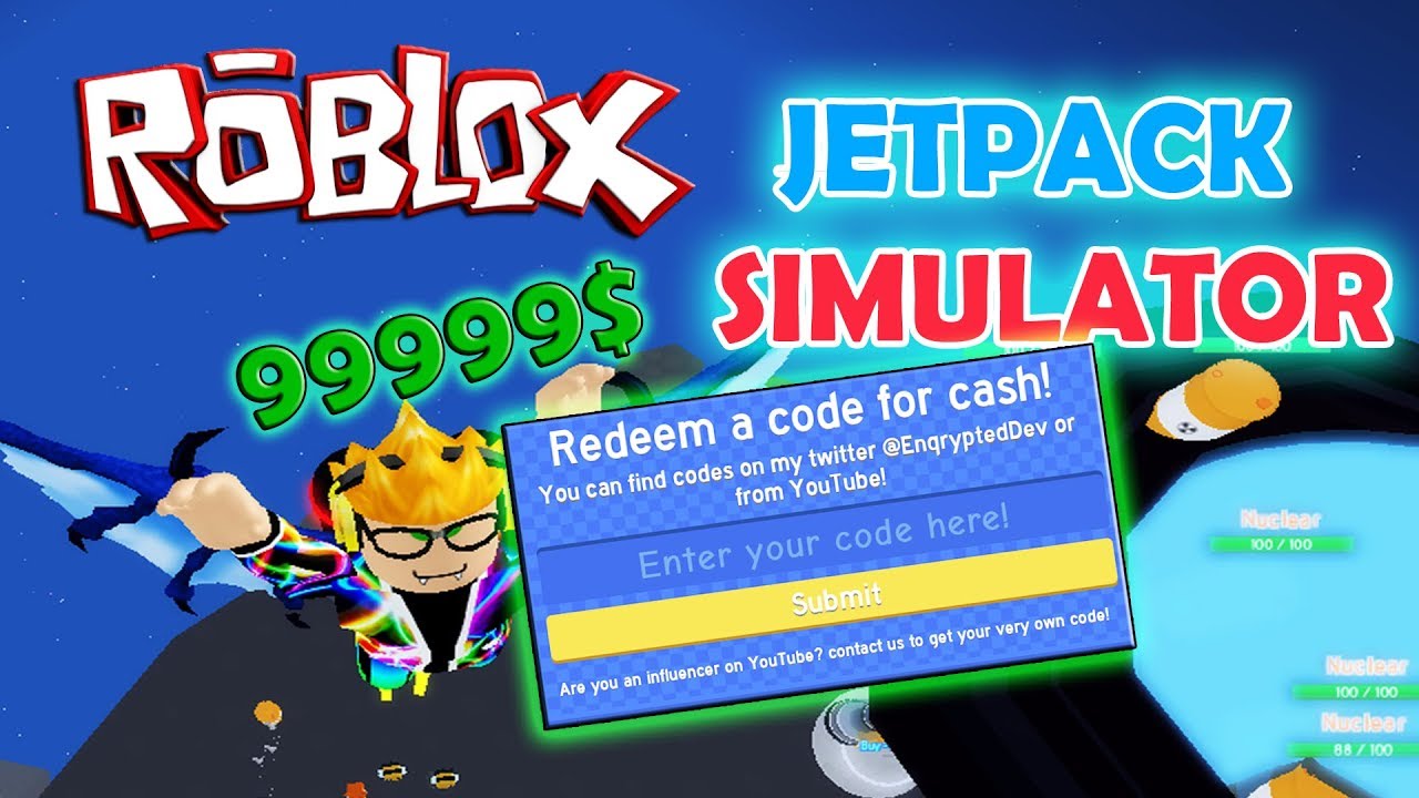 5 Codigos Para Jetpack Simulator Roblox Funcionan Youtube - 5 codigos para jetpack simulator roblox funcionan