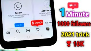 Get 10K Free Instagram followers| How to Increase Instagram followers 2021 - Without Login screenshot 1