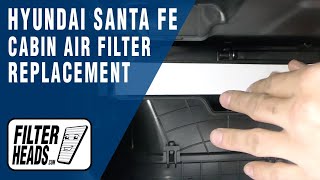 How to Replace Cabin Air Filter 2022 Hyundai Santa Fe | AQ1295