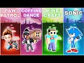 Paw Patrol - Coffine Dance Astronomia - Minecraft - Sonic - tiles hop - TILES HOP EDM RUSH 1.1M
