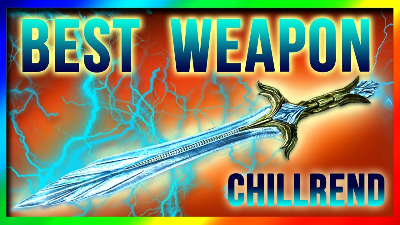 Skyrim Remastered BEST Weapon AT LEVEL ONE! Chillrend Sword Location