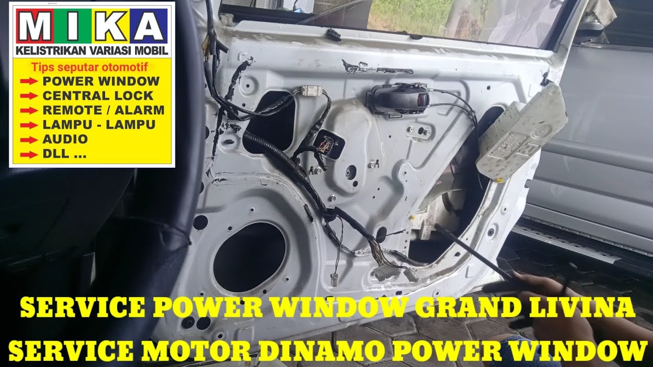 Service power window grand Livina service motor power window