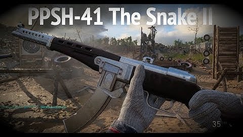 Call of Duty WW2 - HEROIC Weapon.    PPSH 41 The Snake II