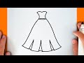 HOW TO DRAW A DRESS