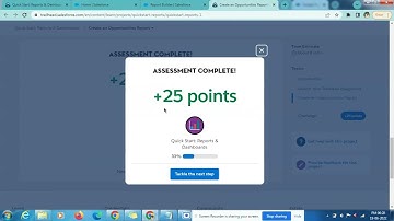 Create an Opportunities Report Configure Report Create Dashboard | Quick Start: Reports & Dashboards