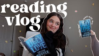 READING VLOG 🤍 finally reading “ugly love” by colleen hoover   review! *spoiler free*