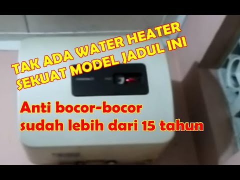 Cara menguras water heater ariston