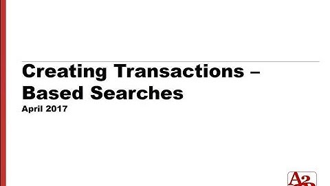 #97 I NetSuite Creating Transactions   Based Searches