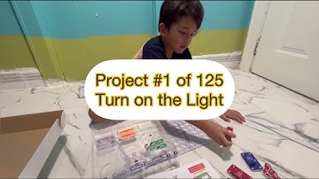 SNAP CIRCUIT Skill Builder - Project 1 of 125 - TURN ON THE LIGHT -Unbox - Intro and Assembly