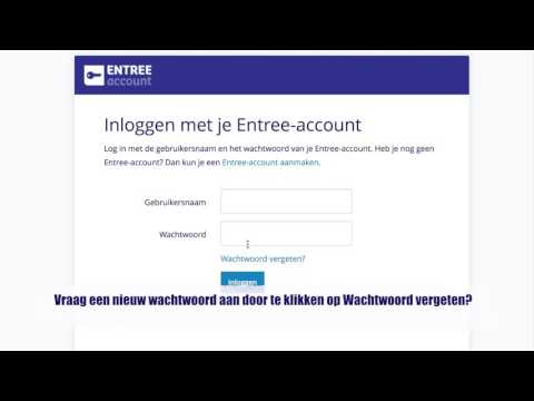 Inloggen Entree Account