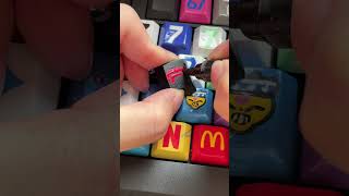 Drawing F1 logo on the keyboard What's next? #tiktok #trending #shorts #f1 #keycaps #diy #formula1