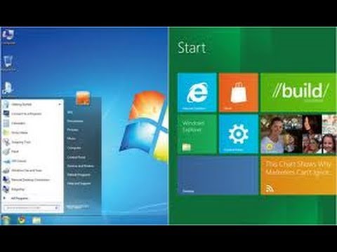 Make windows 8 look like 7 (return of start menu)