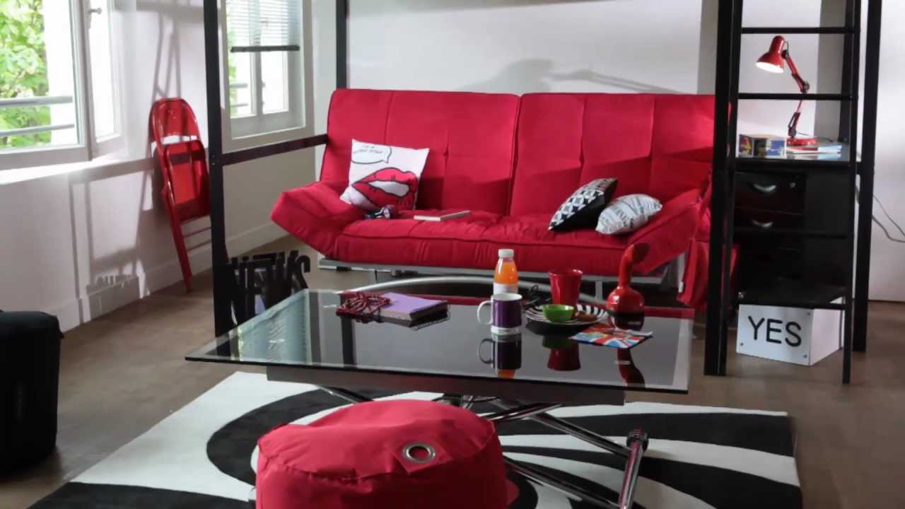 Lit mezzanine et banquette clic clac design // catalogue but 2012 ...