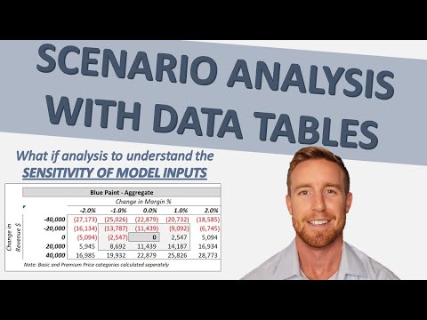 Basics of Sensitivity Analysis (HOW TO USE DATA TABLES IN EXCEL)