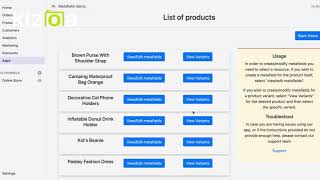 How to add metafields to a product variant Metafields Editor Shopify