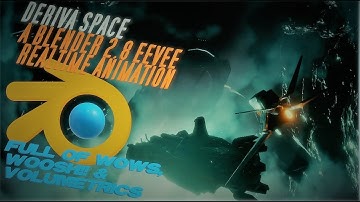 Deriva Space/ Blender 2.8 EEVEE high load volumetrics test.