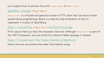 How to Replace RestSharp with HttpClient or WebClient in Your WixSharp Installer