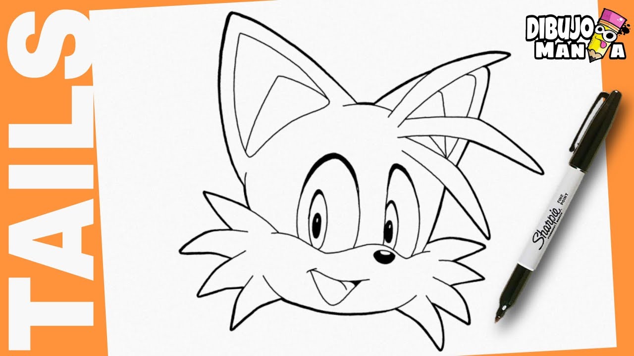 como desenhar o Tails clássico - cómo dibujar Tails clásicas - how