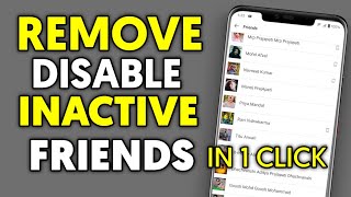 How To Remove All Deactivated Facebook Friends at Once | Unfriend All Inactive Account in One Click