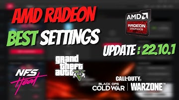 AMD Radeon Software New Update 22.10.1 ( Best Settings For Gaming 2022) 👈
