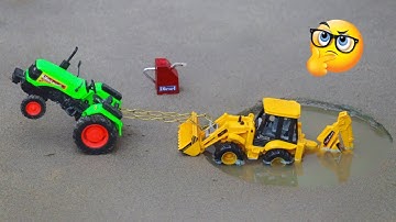 Diy tractor stuck in mud mini science project I Part ~6  | Tractor jcb video I @keepvilla | sahilips