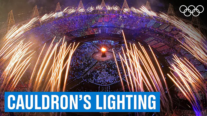 Lighting the cauldron 🔥at the London 2012 Opening Ceremony!