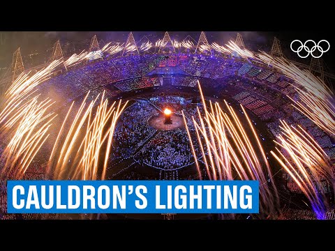 Lighting the cauldron 🔥at the London 2012 Opening Ceremony!