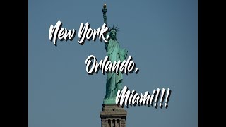 Orlando, Miami e New York