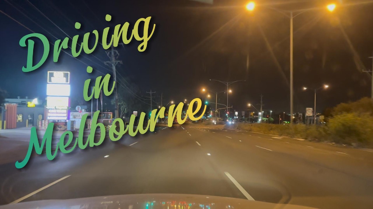 Driving in Melbourne – Another Calm and Chill Morning in the City