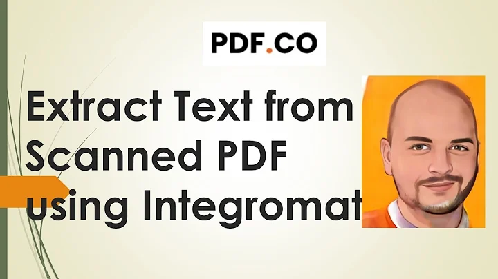 How to Extract Text from Scanned PDF using Integromat and PDF.co