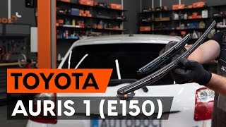 Cum schimb Lamelă ștergător TOYOTA AURIS (NRE15_, ZZE15_, ADE15_, ZRE15_, NDE15_) - tutoriale video