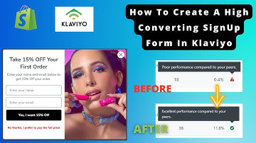 How To Create High Converting Sign Up Form In Klaviyo | Step-by-Step guide.