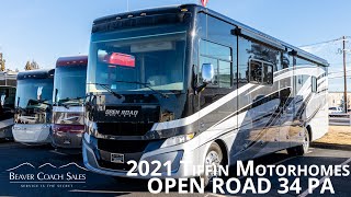 2021 Tiffin Motorhomes OPEN ROAD 34 PA - Luxury Class A RV