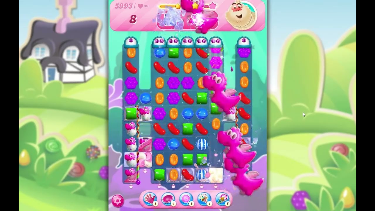 Уровень 5993 в Candy Crush Saga